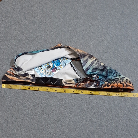 Sinful Hydrogen Bikini Bottoms Orange Zebra Leopard Medium NWT - Picture 11 of 14